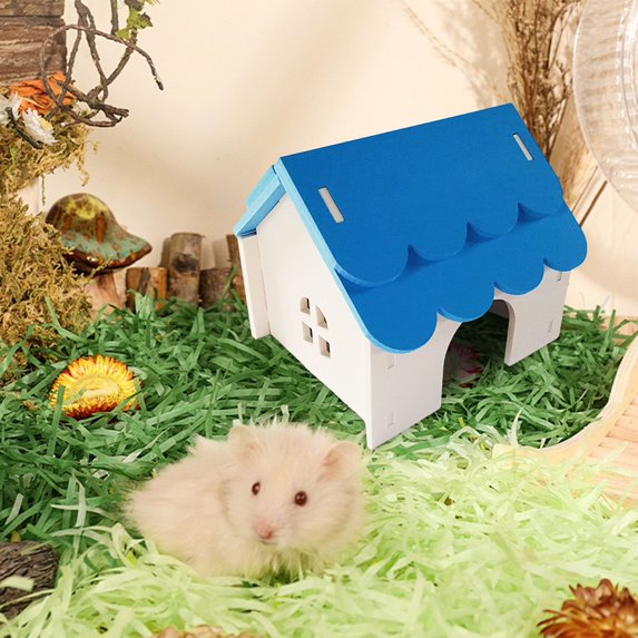 Sunjoy Tech Hamster House,Small Animal Hideout Hut with Porous,Ventilated Safe Pet Nesting for Hamsters Golden Bears Squirrels