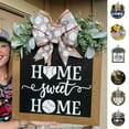thumbnail image 1 of Sunjoy Tech Hanging Pendant Baseball Summer Wreath Rich Content Bow-knot Baseball Door Decor Welcome Baseball Sign Home Decoration, 1 of 8