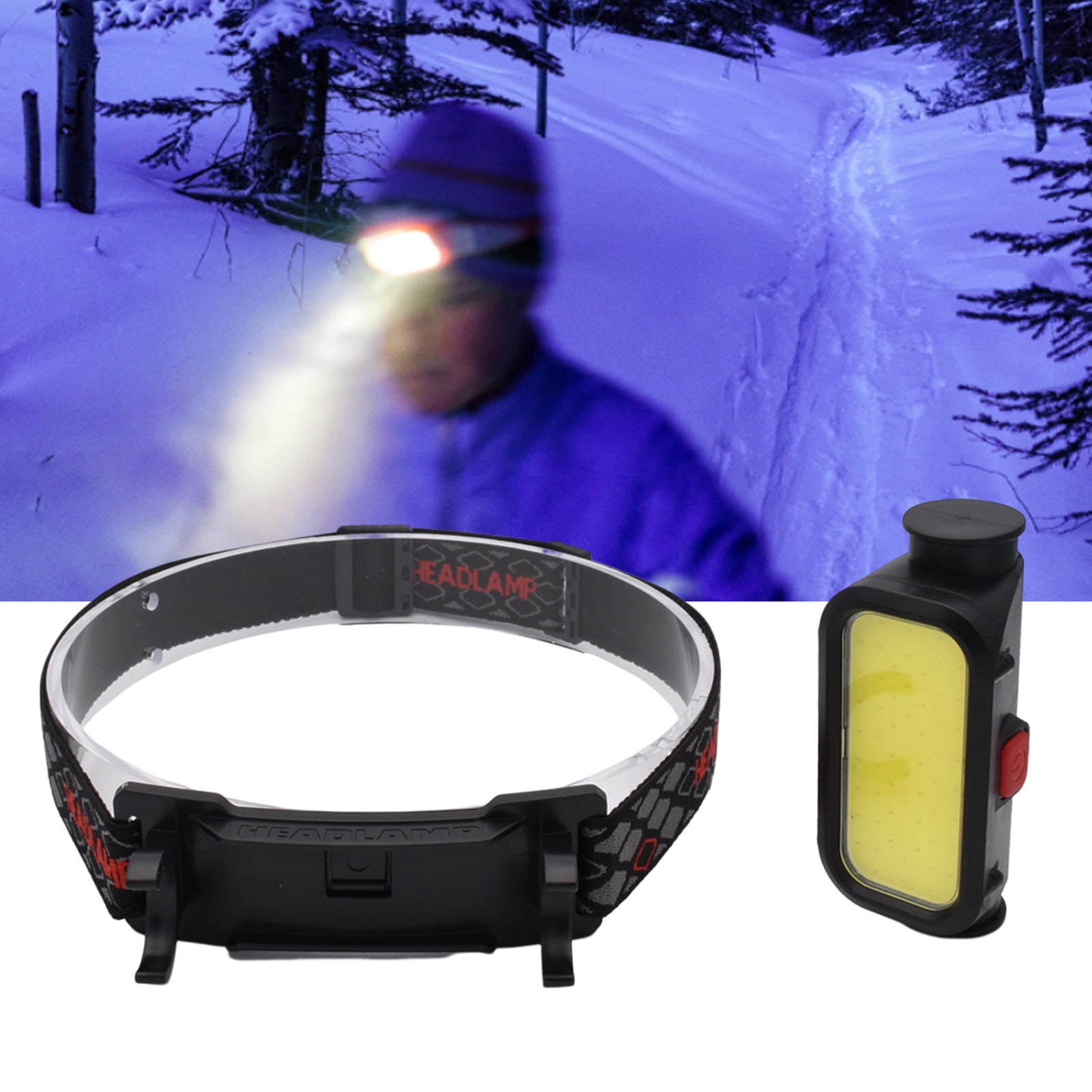 Sunjoy Tech LED Headlamp Detachable Waterproof High Brightness Compact