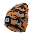 thumbnail image 1 of Sunjoy Tech LED Lighted Beanie, Unisex Warm Knitted Hat, Rechargeable Headlamp Cap for Outdoors, Tech Gift for Men Dad Father Him, 1 of 2