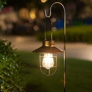 Sunjoy Tech LED Solar Light IP65 Waterproof No Wiring Required Soft Lighting Automatic On/Off Energy-saving Hanging Outdoor Lantern Garden Solar Light Garden Supplies