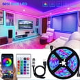 thumbnail image 1 of Sunjoy Tech LED Strip Light IP65 Waterproof APP Remote Control High Brightness TV Backlight 5050 RGB DC 5V Bluetooth-compatible USB LED Lamp Tape Ribbon for Home, 1 of 8