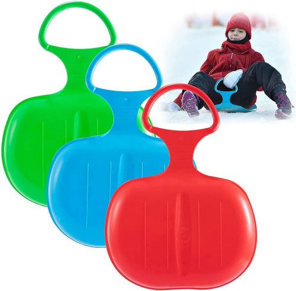 Sunjoy Tech Large Snow Sled Board, Outdoor Winter Plastic Skiing Boards