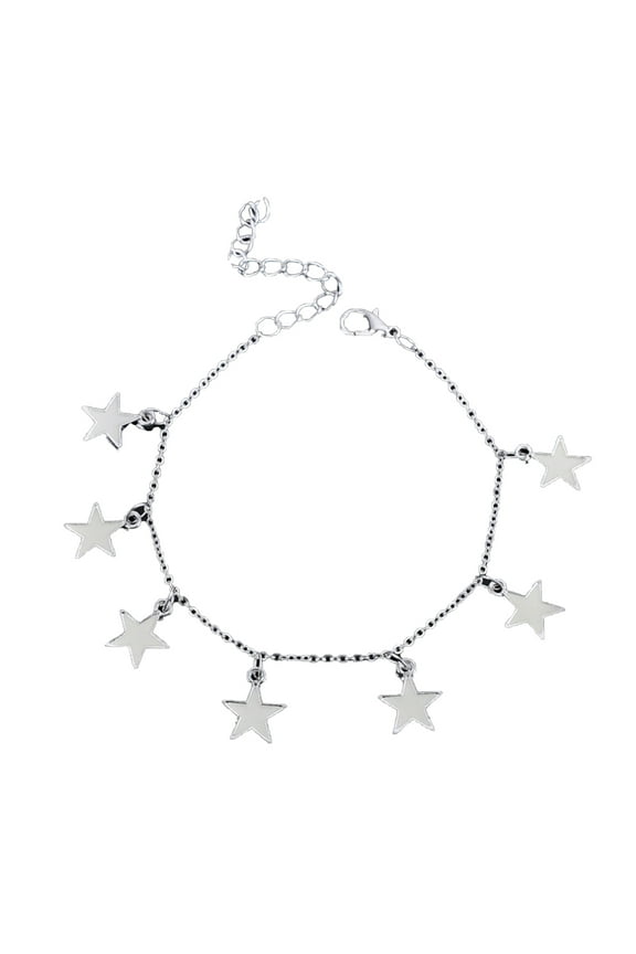 Little Star Heart Flower Glow in the Dark Ankle Bracelet Anklet Womens Jewelry