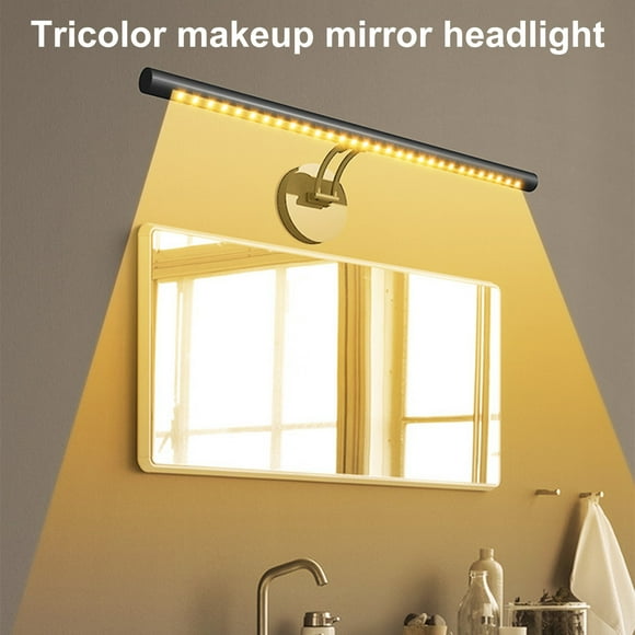 Sunjoy Tech Makeup Mirror Lamp Touch Switch Three color Adjustable Soft Lighting Eye Illumination 5V 1A Retractable LED Vanity Makeup Lamp for Home Bathroom