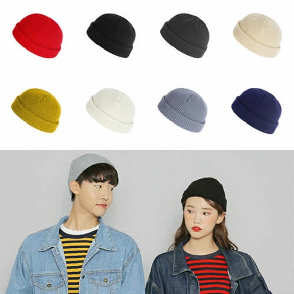 Sunjoy Tech Men Women Beanie Hat Warm Ribbed Winter Turn Ski Fisherman Docker Hat Unisex