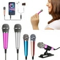 thumbnail image 1 of Sunjoy Tech Mini Microphone, Mini Karaoke Vocal and Recording Microphone portable for iphone ipad laptop android Tiny microphone ideal for Kids holidays gift, 1 of 2