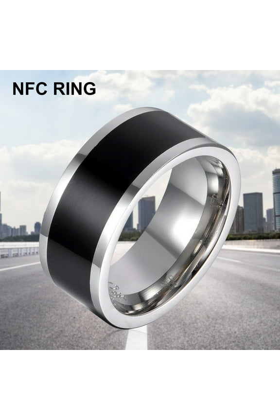 NFC Ring Universal Sensing Technology Comfortable Wear No Charge Smart Lock NFC Ring for Mobile Phone
