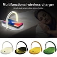 thumbnail image 1 of Sunjoy Tech Night Lamp High Power Soft Lighting Flicker Free Overcharge-Protection Universal Illumination ABS 3-in-1 LED Night Lamp with Wireless Charger Home Supplies, 1 of 8