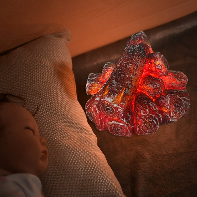 Battery powered flame light on sale
