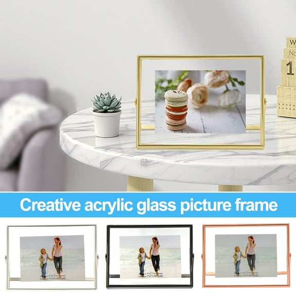 Sunjoy Tech Photo Frame Adjustable Durable Metal Frame Photo Holder Elegant Stylish Picture Frame for Home Decoration