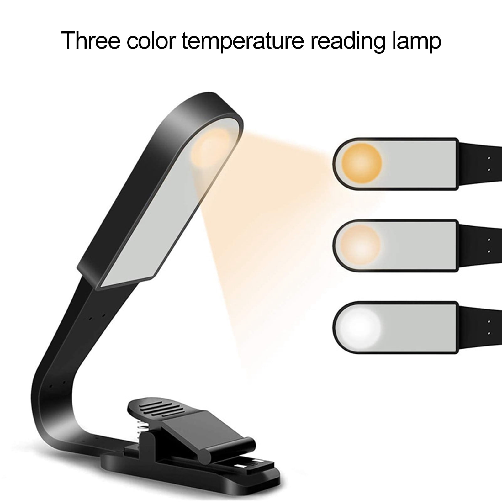 Rechargeable Flexible Easy Clip Mini LED Light Lamp 3 Brightness Level –  Quintessential-Energy-Focus