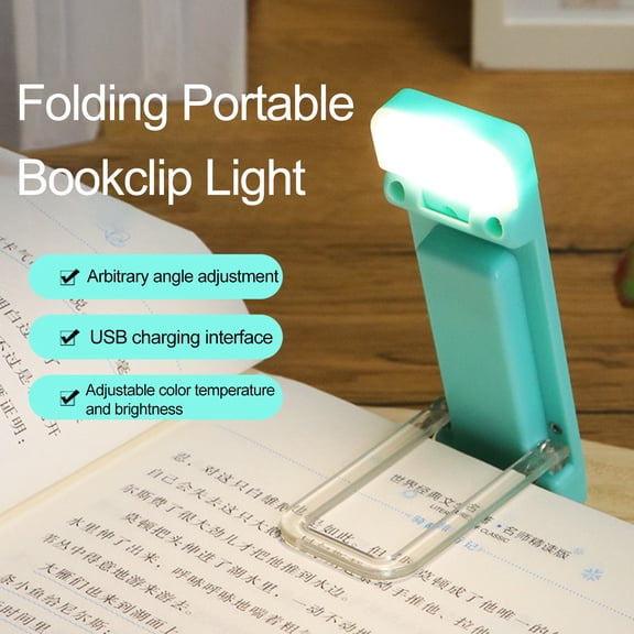 Sunjoy Tech Rechargeable LED Book Light Eye-caring Reading Lamp Flicker Free Dimmable Clip-On Bookmark Light for Students