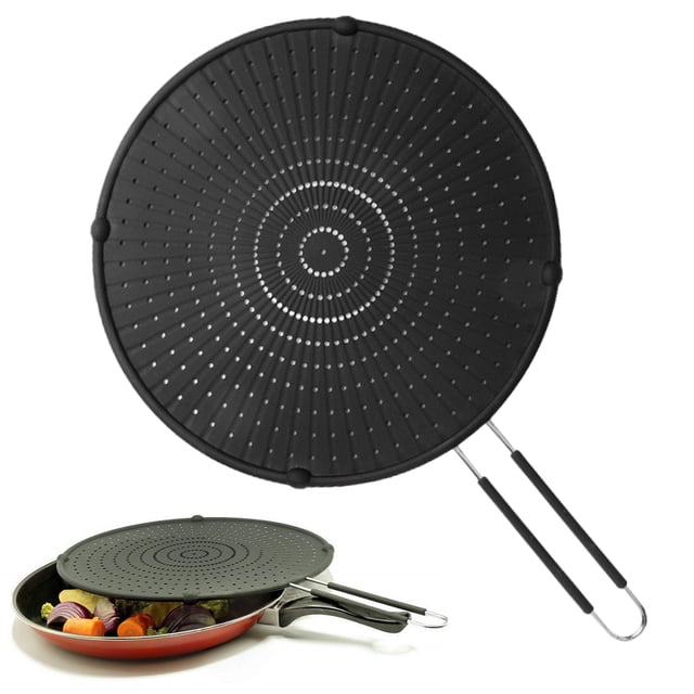 Sunjoy Tech Splatter Guard Silicone Splatter Screen Heat resistant ...