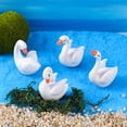 thumbnail image 1 of Sunjoy Tech Swan Ornament Vivid Posture Three-dimensional Realistic Appearance Decorative Creative Micro Landscape Mini Swan Model Desktop Supply, 1 of 8