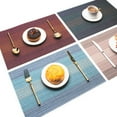 thumbnail image 1 of Sunjoy Tech Table PVC Placemats Dining Table Place Mats Non-Slip Dish Bowl Placement Heat Resistant Easy to Clean Table Decorative Mats, 1 of 8