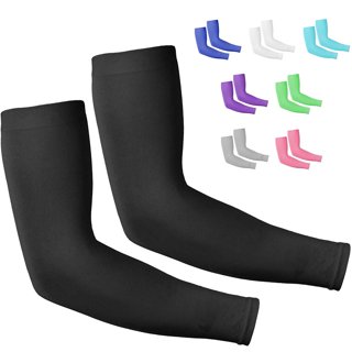 UV Sun Protection Compression Arm Sleeves, Cooling Athletic Sports Sleeve