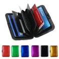 thumbnail image 1 of Sunjoy Tech Unisex RFID Blocking Waterproof Metal Card Holder 6 Compartments, Color 51, 1 of 2