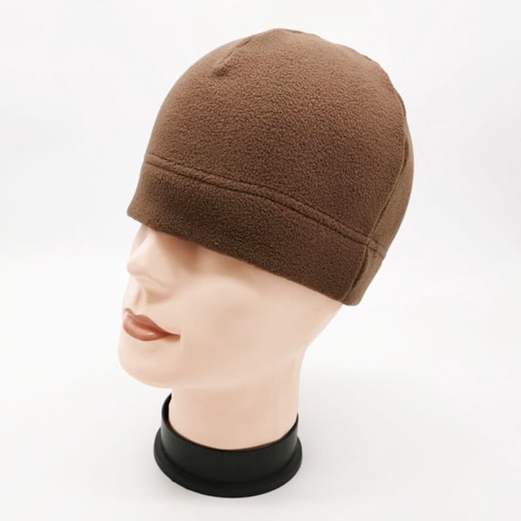 Sunjoy Tech Unisex Winter Hat Solid Color Elastic Anti-slip Soft Warm Windproof Hip Hop Polar Fleece Beanie Outdoor Cycling Hat