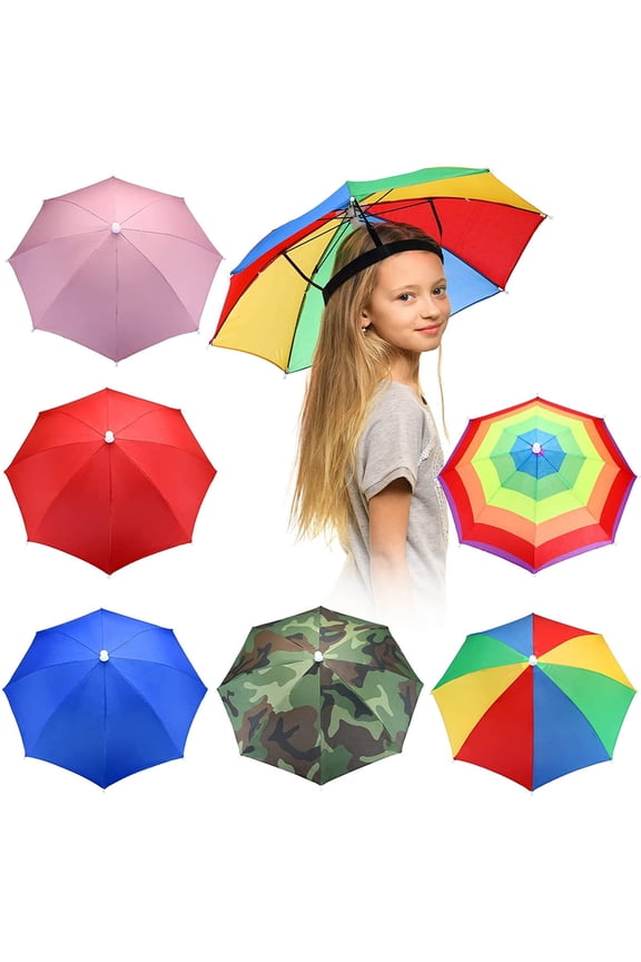 Unisex kids Free Umbrella Cap, Multicolor