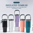 thumbnail image 1 of Sunjoy Tech Vacuum Insulated Water Bottle with Handle Leak-Resistant Food Grade BPA Free Reusable Cup Office Car Tumbler, 1 of 7