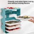 thumbnail image 1 of Sunjoy Tech Wall Mount Food Preparation Shelf with 6 Serving Trays Multi-layer Kitchen Restaurant Hot Pot Vegetable Meat Fruit Prep Holder Organizer Rack, 1 of 8