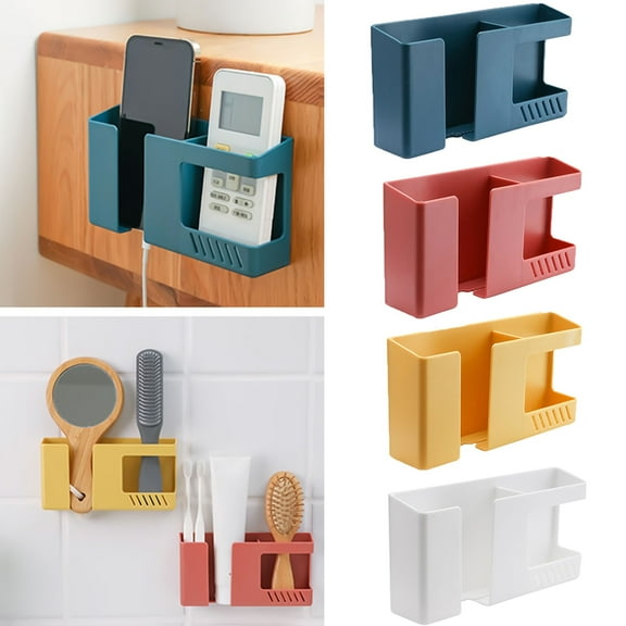 Sunjoy Tech Wall-mounted Remote Control Holder Anti-dust ABS Space Saving Remote Control Case for Home