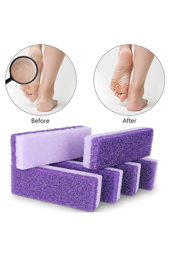 Pumice Stone for Feet - Ultimate 2-in-1 Scrubber and Professional Exfoliating Rock for Feet Hands Body Care - Pumice Stone for Dead Skin & Callus Removal