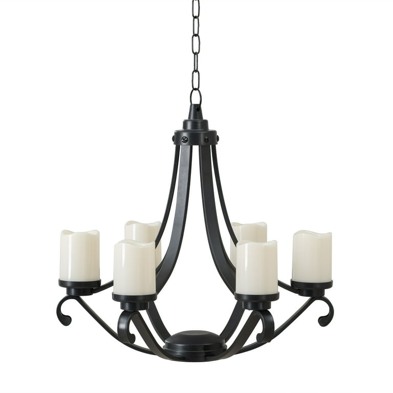 Sunjoy Transitional Black Outdoor Battery Powered Lantern Sunjoy Transitional Black Outdoor Battery Powered Lantern