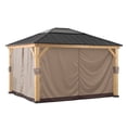 thumbnail image 1 of Sunjoy Universal Curtains for 13 ft. × 15 ft. Wood-Framed Gazebos, 1 of 4