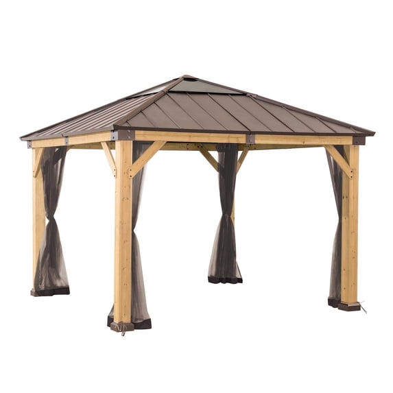 Sunjoy Universal Mosquito Netting for 11 ft. ×11 ft. Wood-Framed Gazebos
