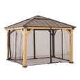 thumbnail image 1 of Sunjoy Universal Mosquito Netting for 9 ft. × 9 ft. Wood-Framed Gazebos, 1 of 6