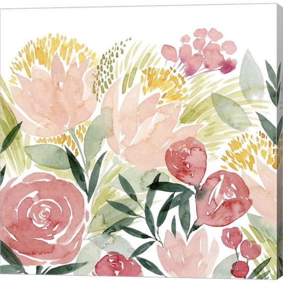 Sunkissed Posies I by Grace Popp, Canvas Wall Art, 24W x 24H