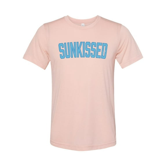 Sunkissed, Summer Shirt, Vacation Shirt, Unisex it, Swimsuit Cover, Gift For Her, Sunkissed Shirt, Boat Shirt, Vacay Shirt, Beach Shirt, Peach, 2XL