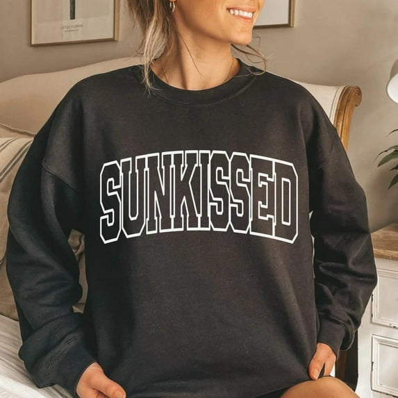 Sunkissed T-shirt, Varsity Sunkissed Shirt, Beach Vibes, Summer Shirt, Summer Vibes, Cricut Svg, Vacay Vibes, Sublimation Design TH190510