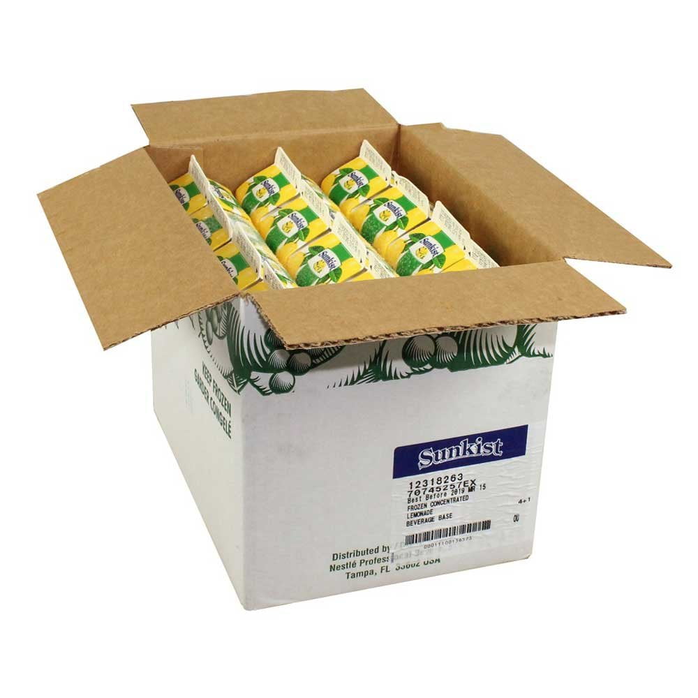 Sunkist 15 Percent Concentrate 4+1 Lemonade Beverage Base, 32 Fluid Ounce -- 12 per case.