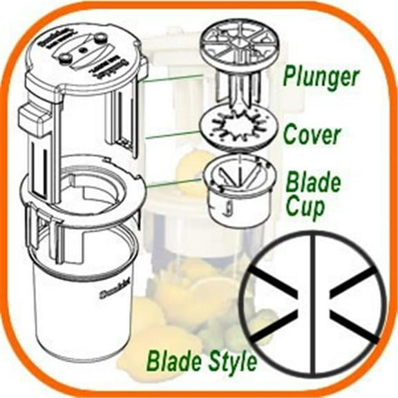 Sunkist  3-in-1 Blade Cup Sectionizer Junior