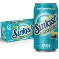 thumbnail image 1 of Sunkist Caffeine Free Berry Lemonade Soda Pop, 12 fl oz, 12 Pack Cans, Allergens Not Contained, 1 of 13