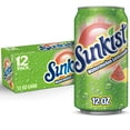 thumbnail image 1 of Sunkist Caffeine Free Watermelon Lemonade Soda Pop, 12 fl oz, 12 Pack Cans, 1 of 9