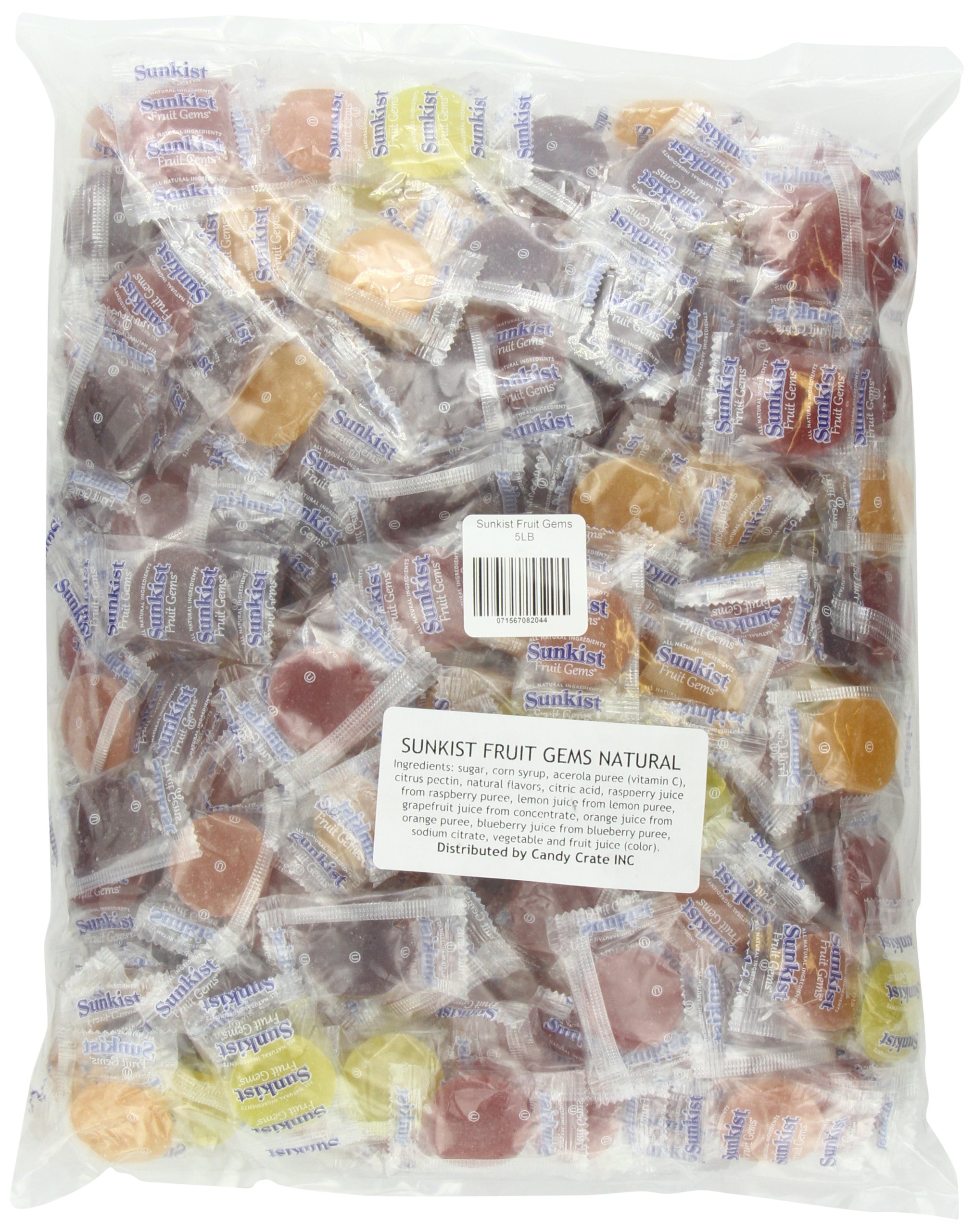 Sunkist Fruit Gems, 5Pound Bag