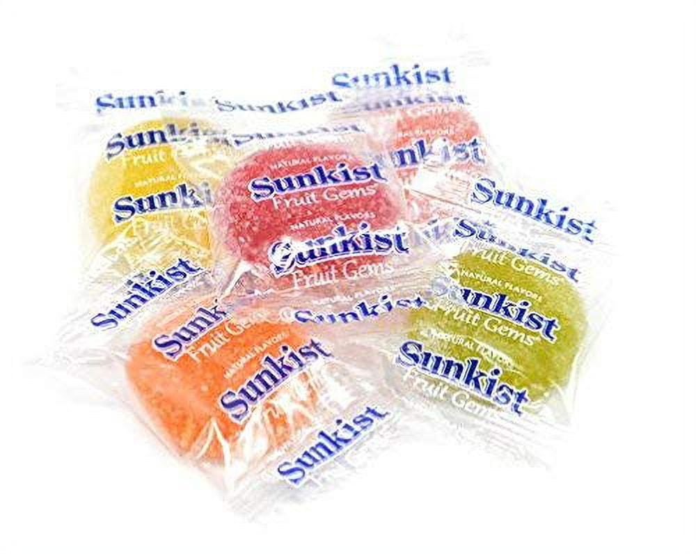 Sunkist Fruit Gems Soft Candy, Five Natural Flavors Glutenfree (5 Pound
