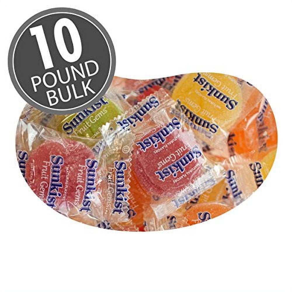 Sunkist Fruit Gems (Wrapped) 10 lbs bulk BY THE NILE SWEETS