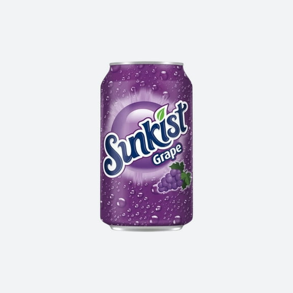 Sunkist Grape Soda 12 OZ | 1 Individual Can