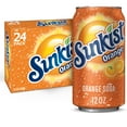 thumbnail image 1 of Sunkist Orange Soda Pop, 12 fl oz, 24 Pack Cans, 1 of 11