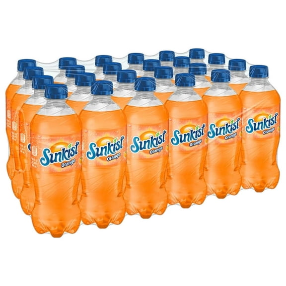Sunkist Orange Soda, 20 fl oz Bottles, 24 Pack
