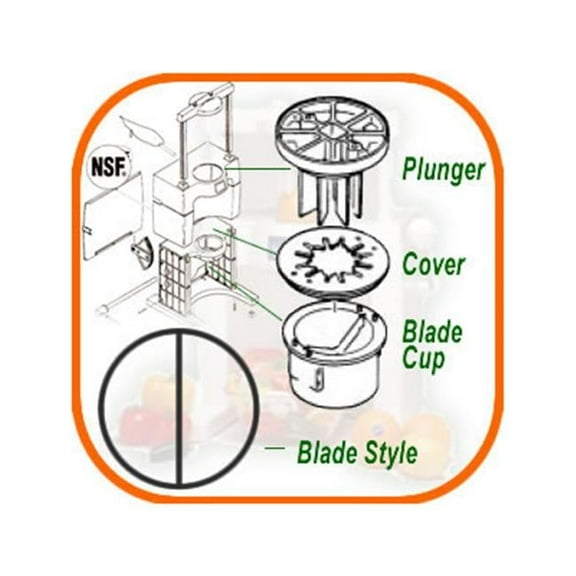 Sunkist  Single Blade Cup Sectionizer