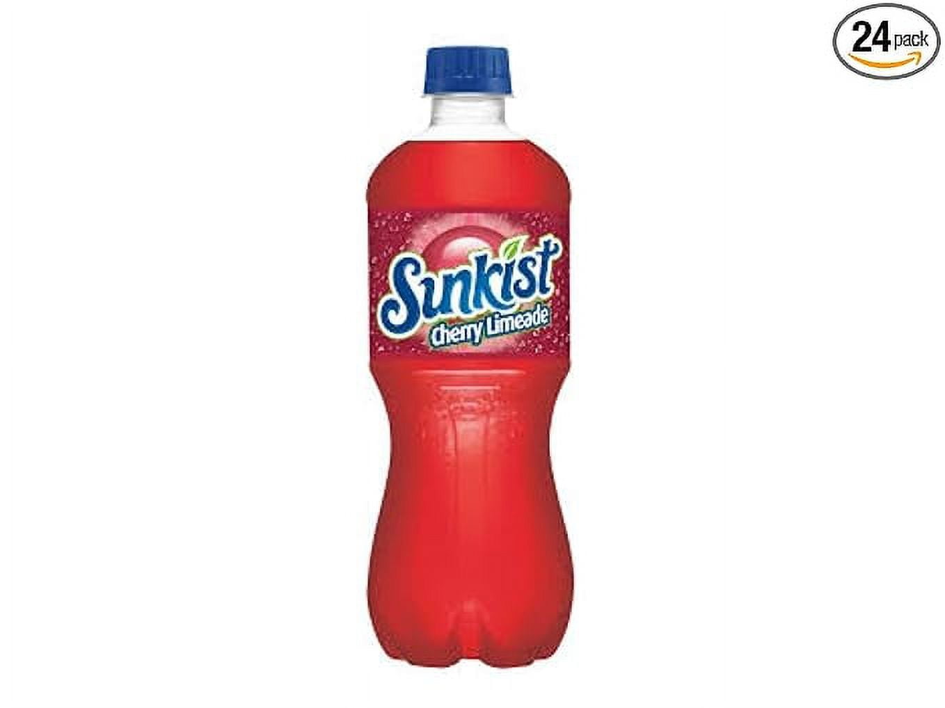 Sunkist Soda Bundled by Louisiana Pantry (Cherry Limeade, 20 oz Bottles 24 Pack)