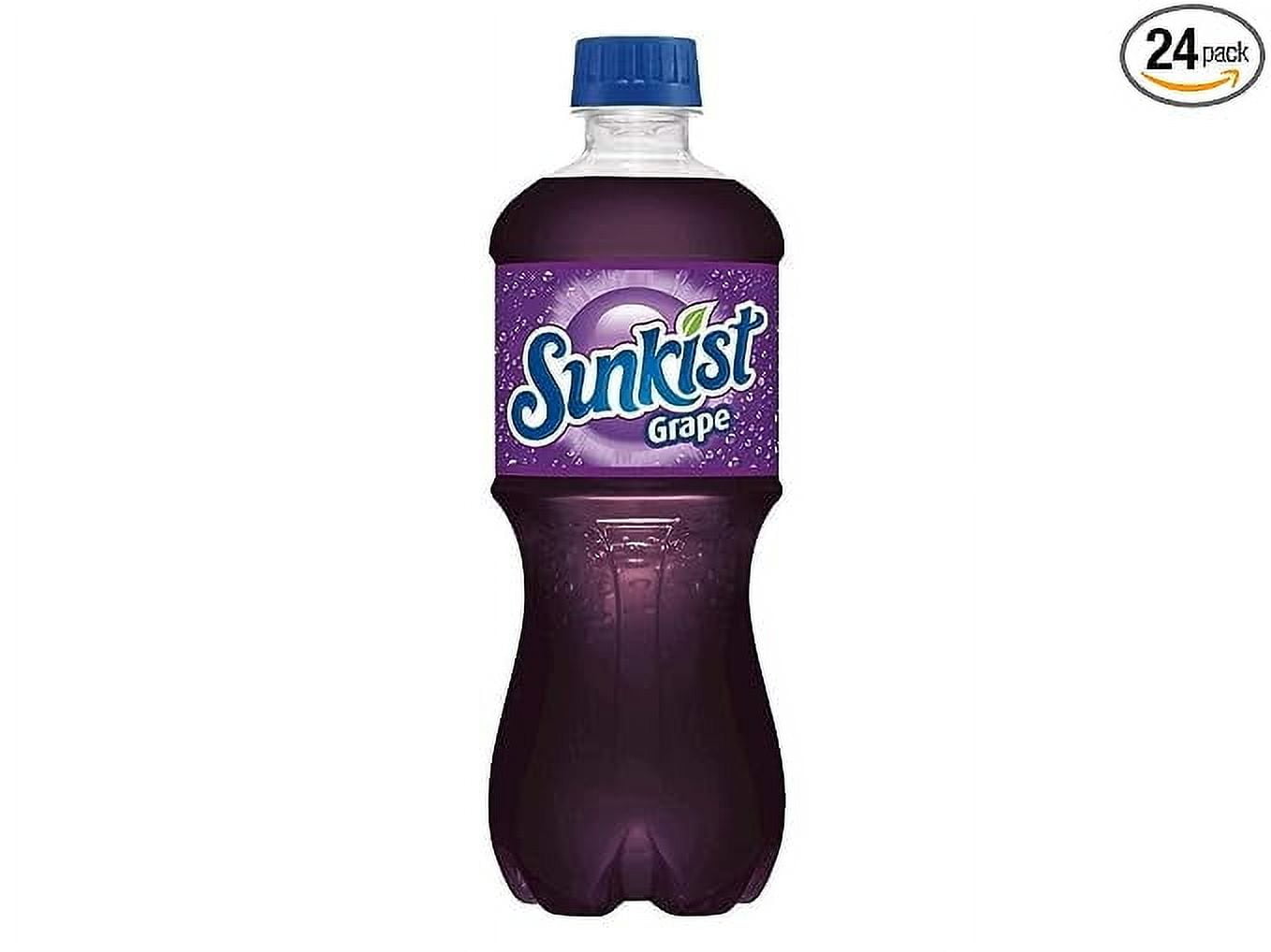 Sunkist Soda Bundled by Louisiana Pantry (Grape, 20 oz Bottles 24 Pack)