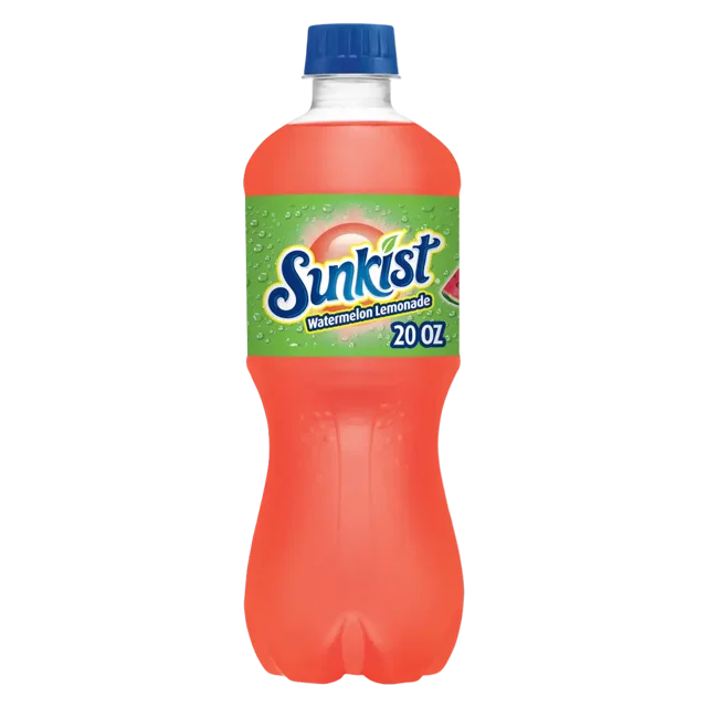 Sunkist Watermelon Lemonade, 20 Oz Bottle - Walmart.com