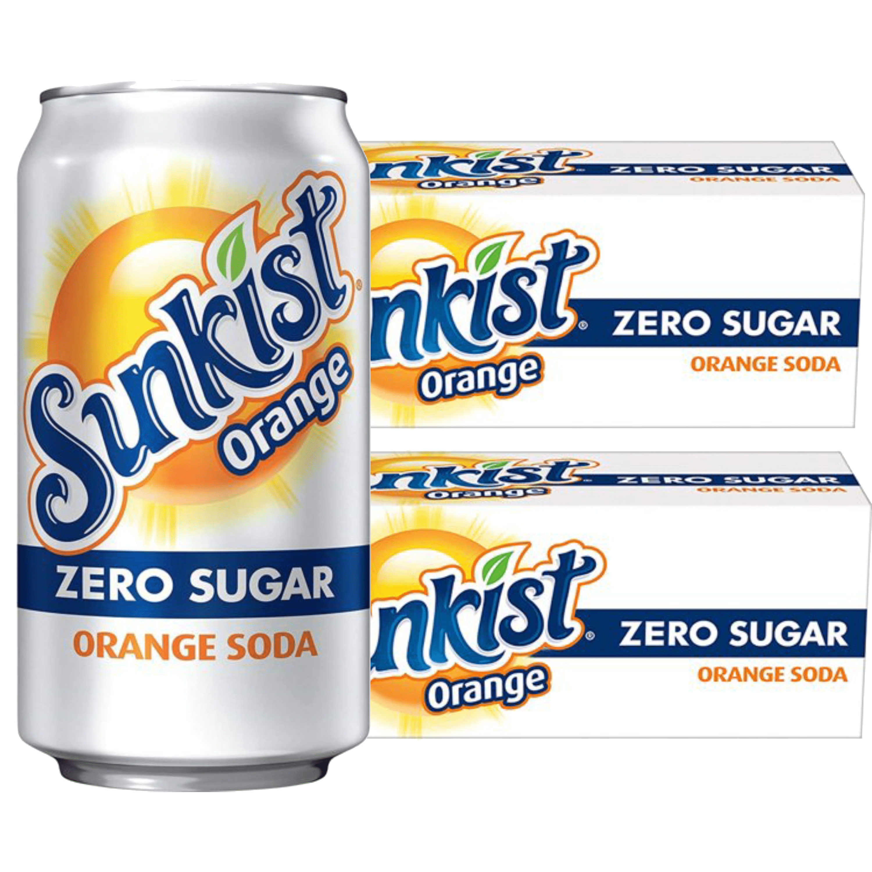 Sunkist® Orange Zero Sugar Soda Bottle, 2 liter - Baker's